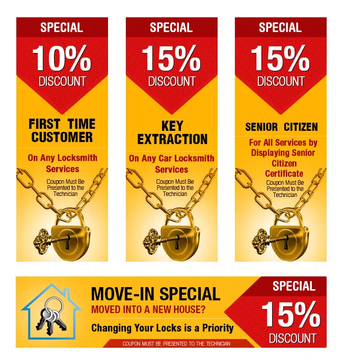 Beacon Hill TX Locksmith Store, Beacon Hill, TX 210-610-9006 - coupon1-set-four